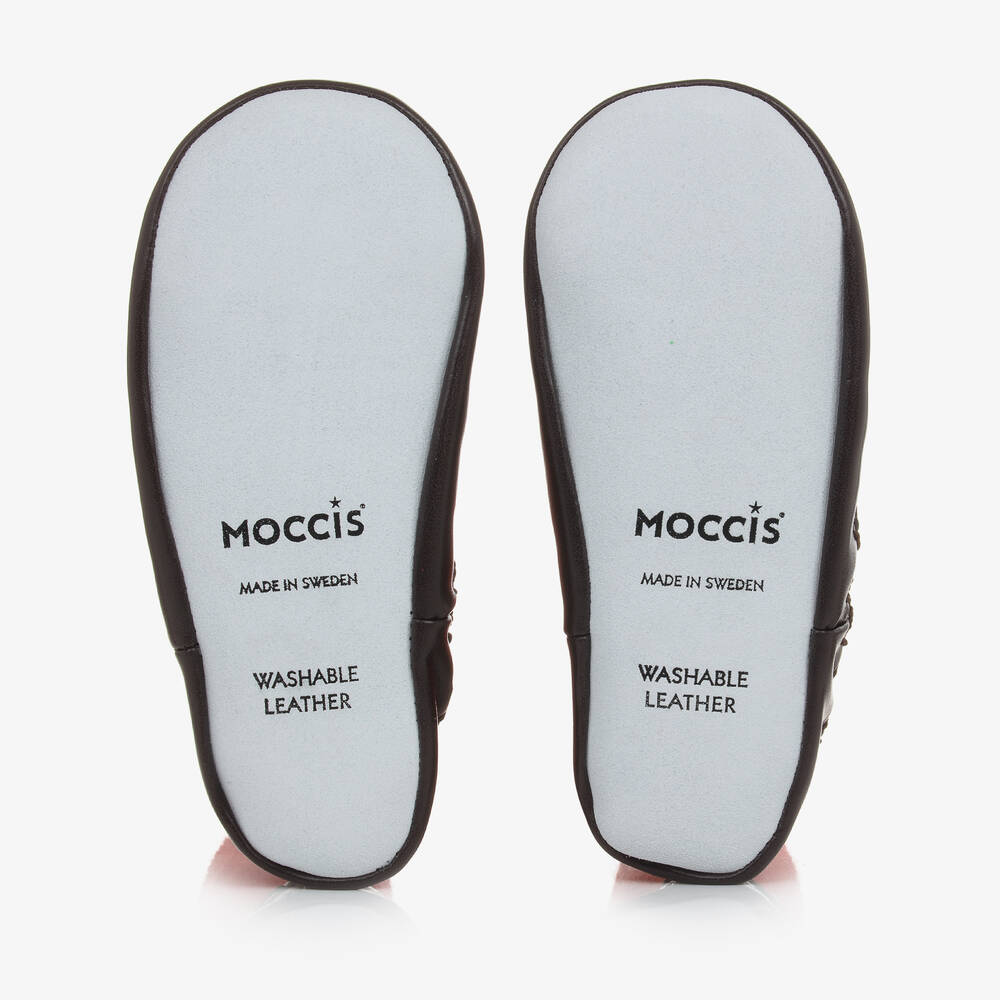 Moccis-Red & Brown Slipper Socks | Childrensalon Outlet