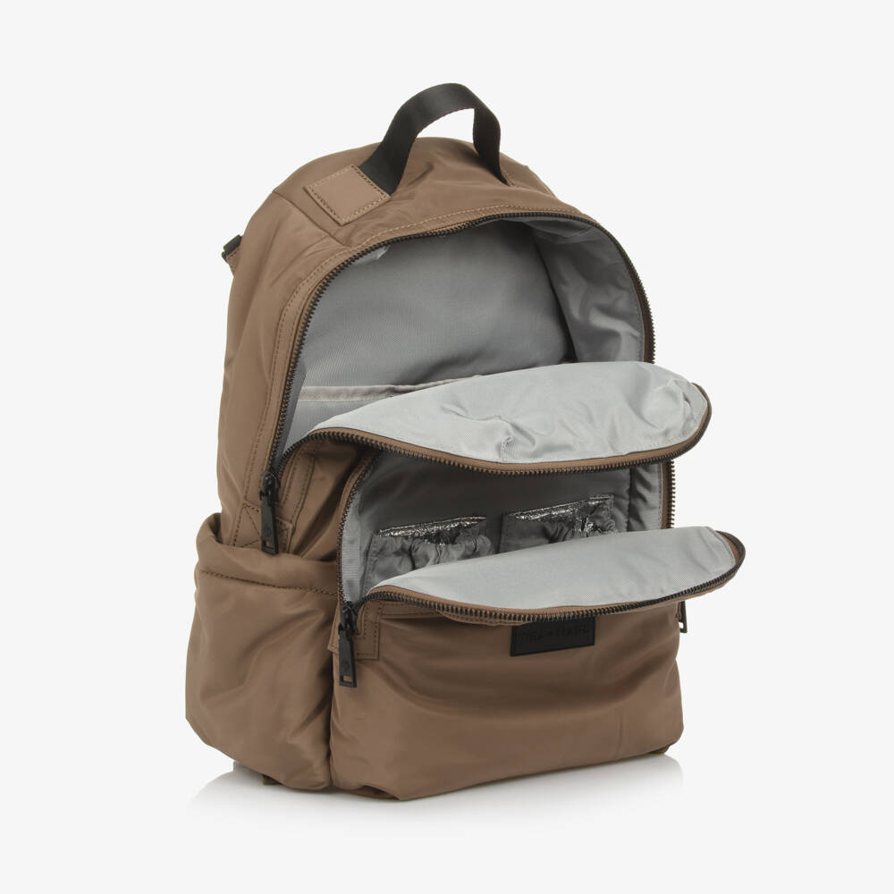 TIBA + MARL-Mocha Brown Backpack Changing Bag (40cm) | Childrensalon Outlet