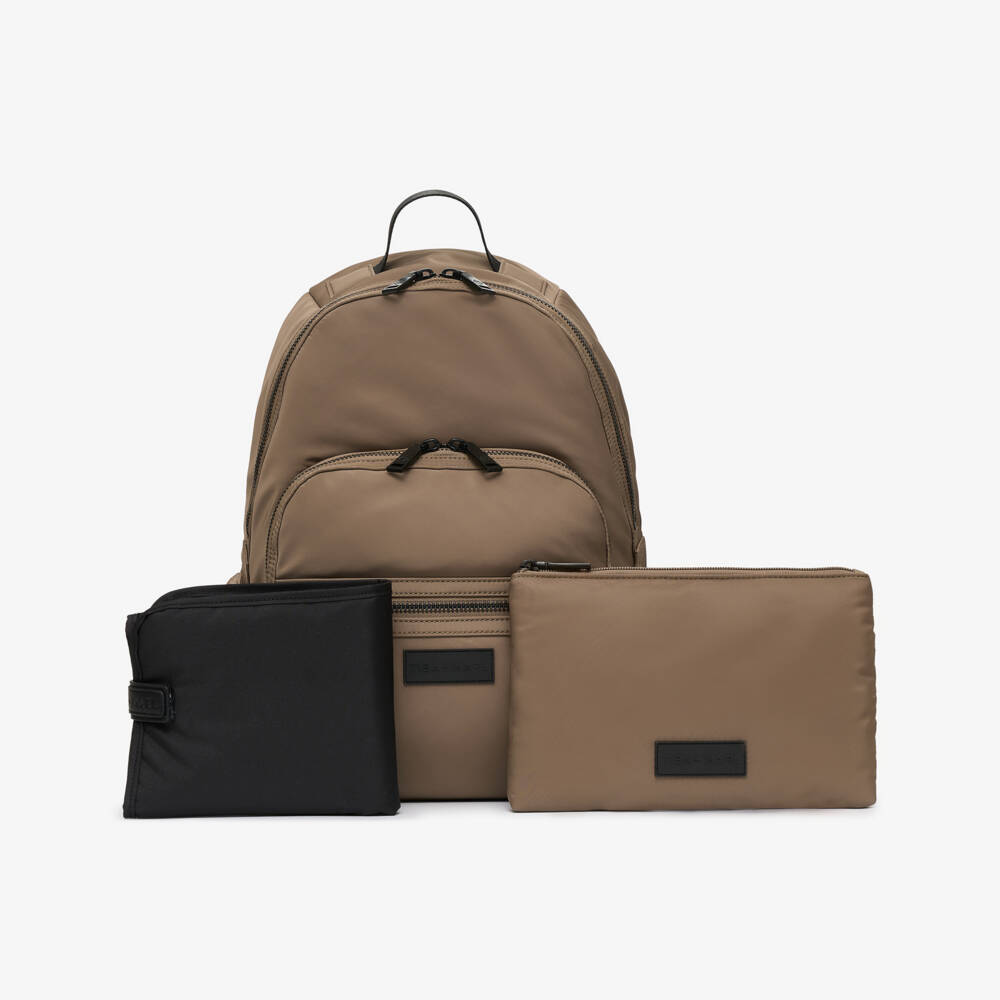 TIBA + MARL-Mocha Brown Backpack Changing Bag (40cm) | Childrensalon Outlet