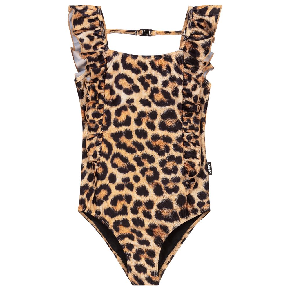 Molo - Animal Print Swimsuit (UPF50+) | Childrensalon