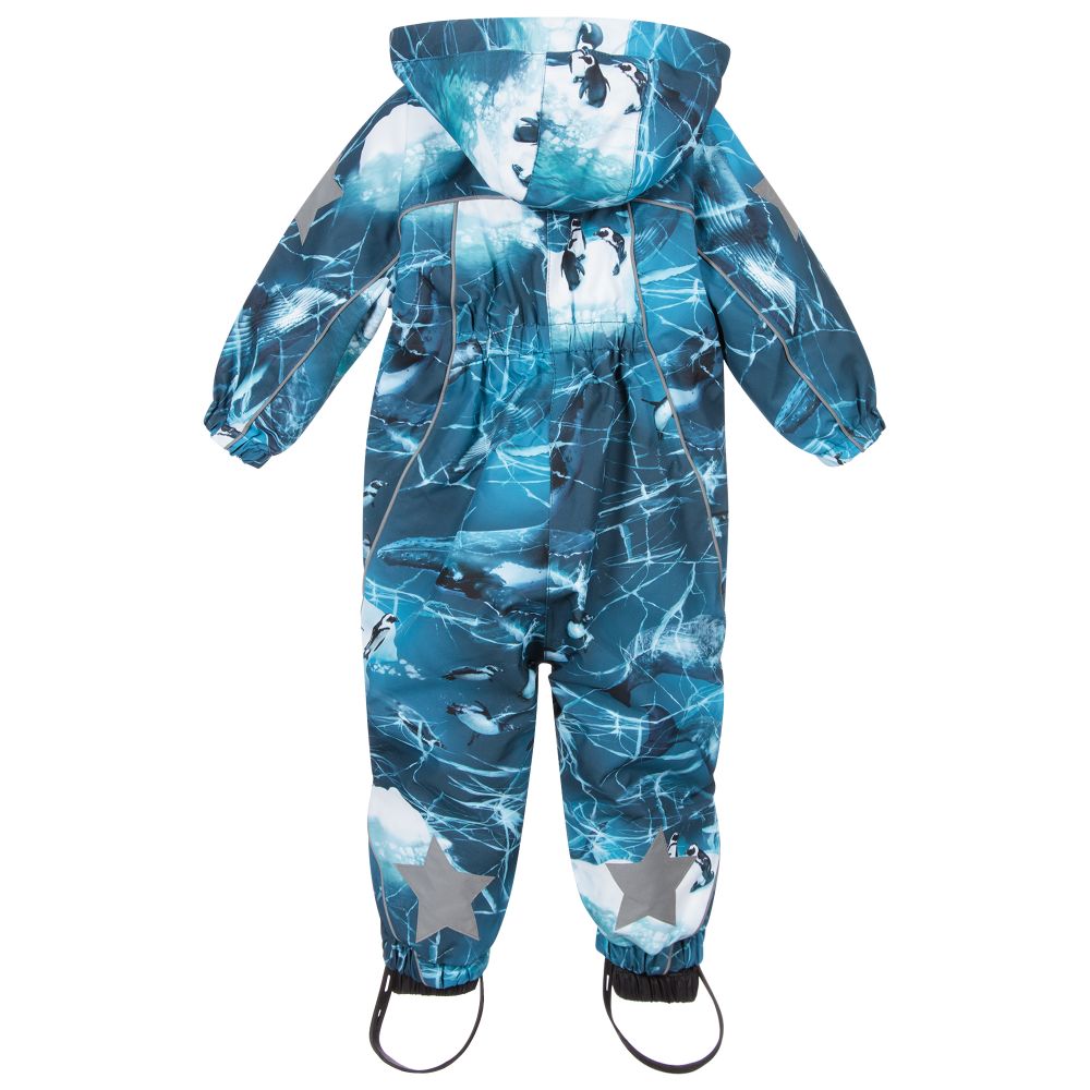 Molo-Baby Boys Blue Snowsuit | Childrensalon Outlet