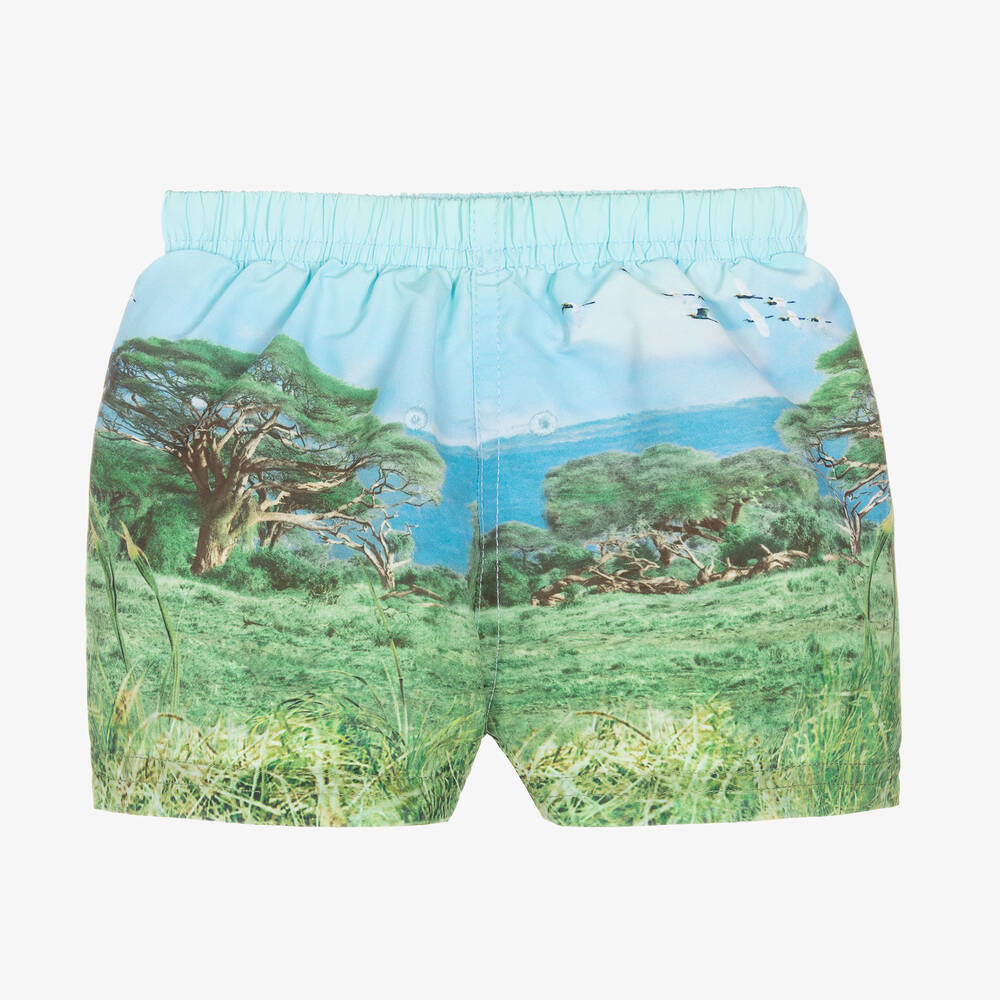 Molo-شورت سباحة أطفال ولادي لون أزرق (UPF50+) | Childrensalon Outlet