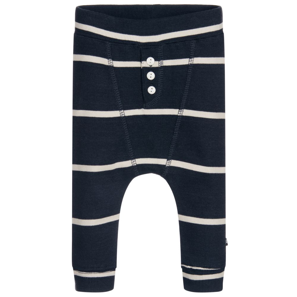 Molo - Baby Boys Navy Blue Trousers | Childrensalon