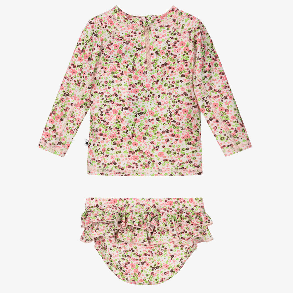 Molo-Солнцезащитный топ и плавки в цветочек (UPF50+) | Childrensalon Outlet