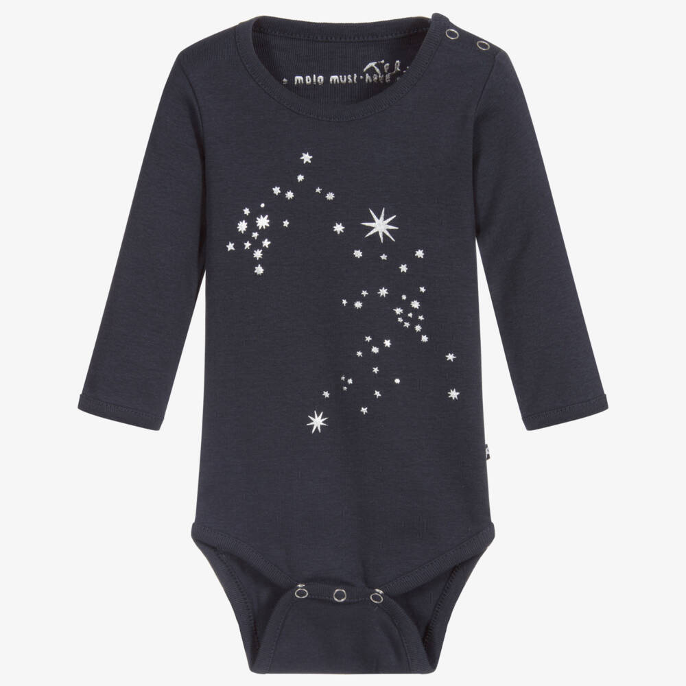 Molo-Baby Girls Blue Bodyvest | Childrensalon Outlet