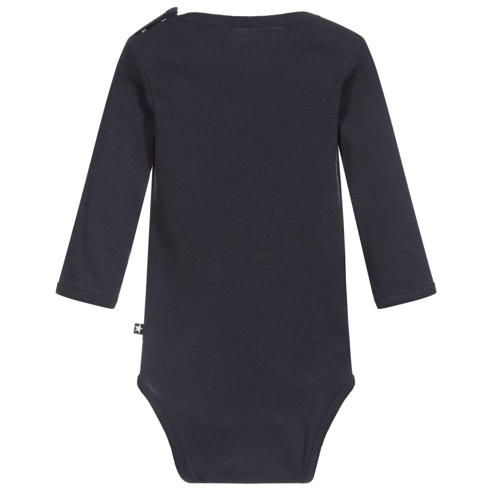 Molo-Baby Girls Blue Bodyvest | Childrensalon Outlet