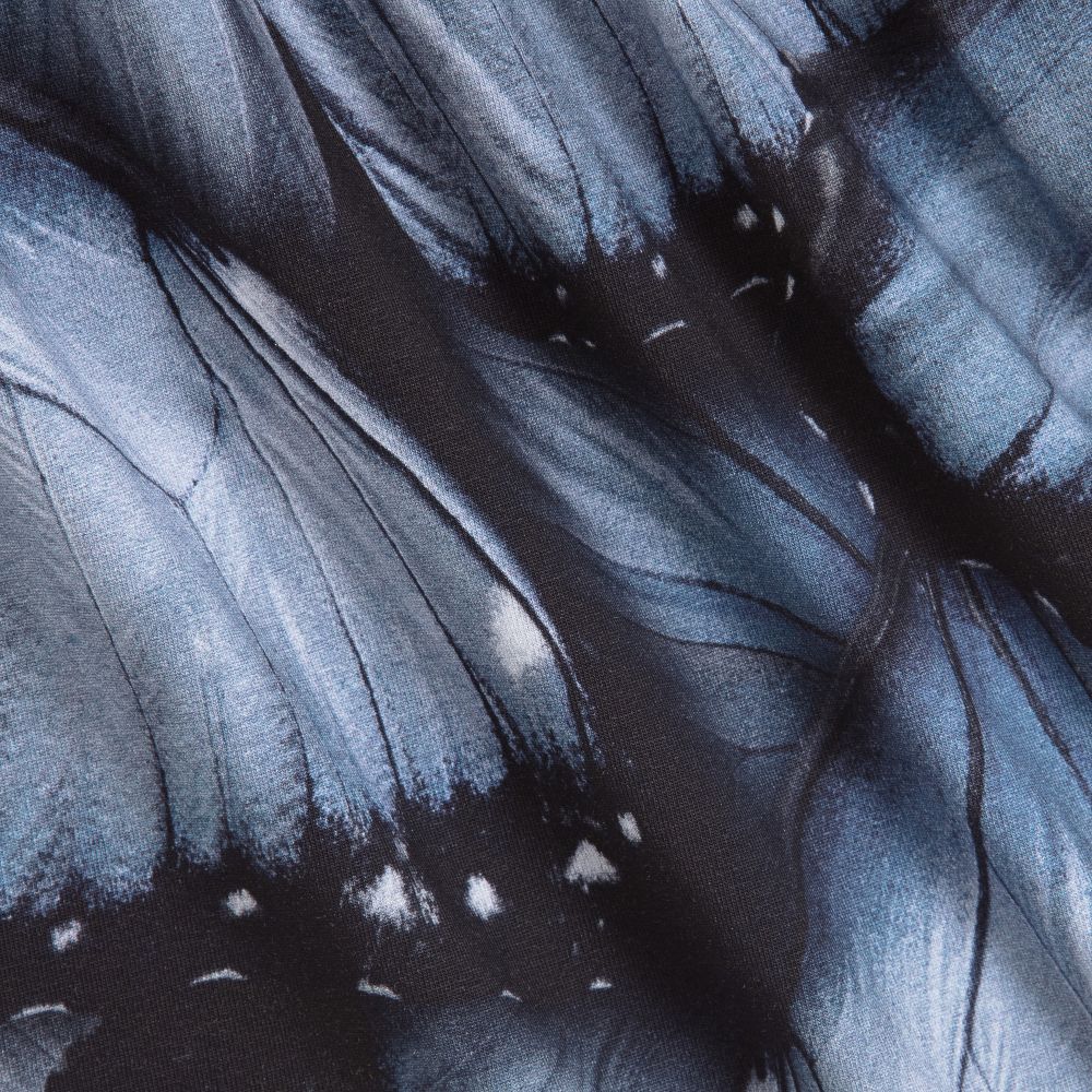 Molo-Baby Girls Blue Cotton Dress | Childrensalon Outlet