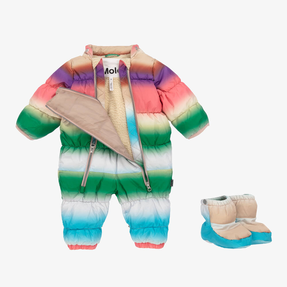 Molo-Розовый зимний комбинезон с градиентом | Childrensalon Outlet