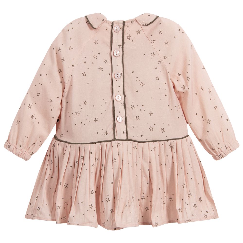 Molo - Baby Girls Pink Rayon Dress | Childrensalon Outlet