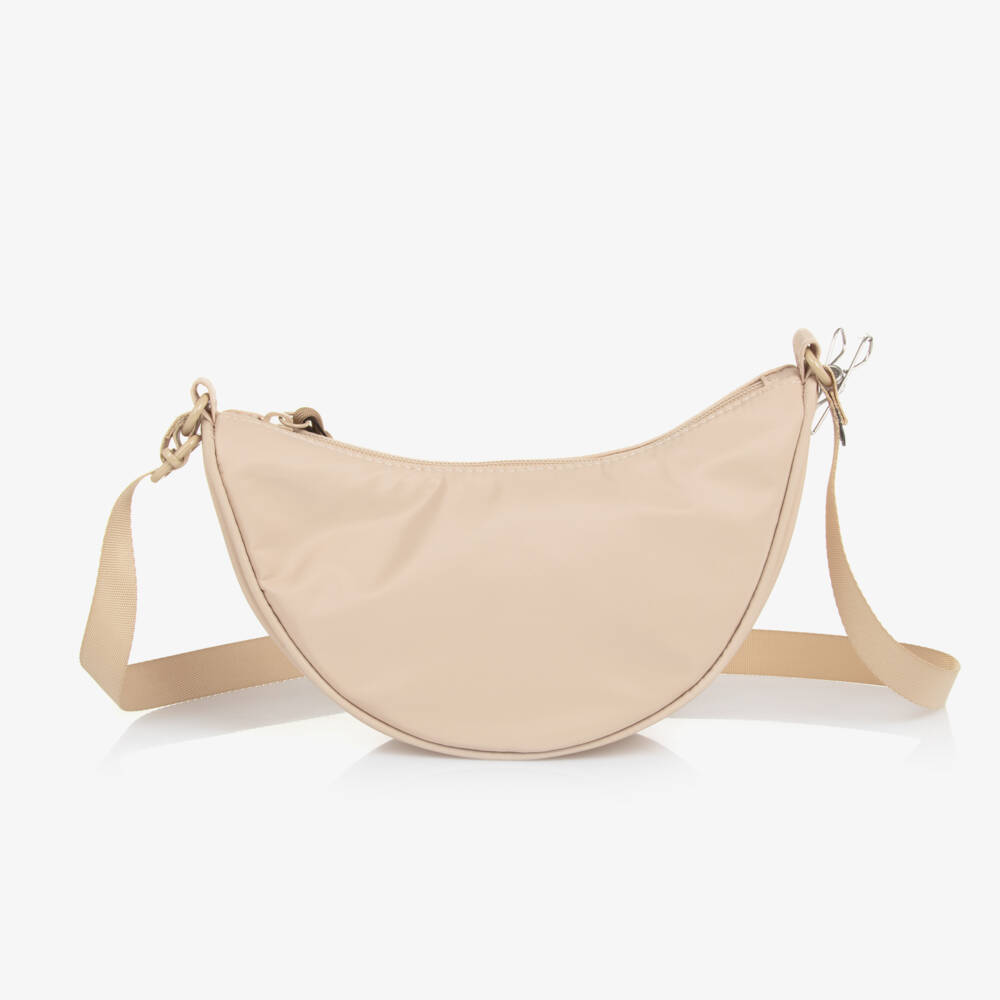 Molo-Beige Girls Round Crossbody Bag | Childrensalon Outlet