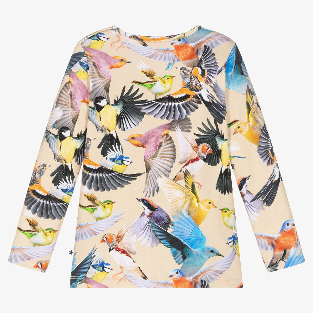 Molo-Beige Organic Cotton Baby Top | Childrensalon Outlet