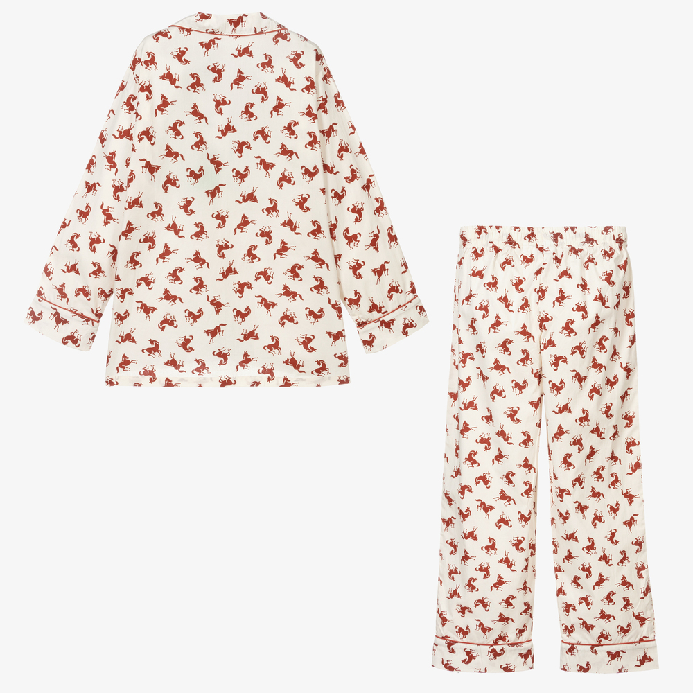 Molo-Бежевая пижама из органического хлопка | Childrensalon Outlet