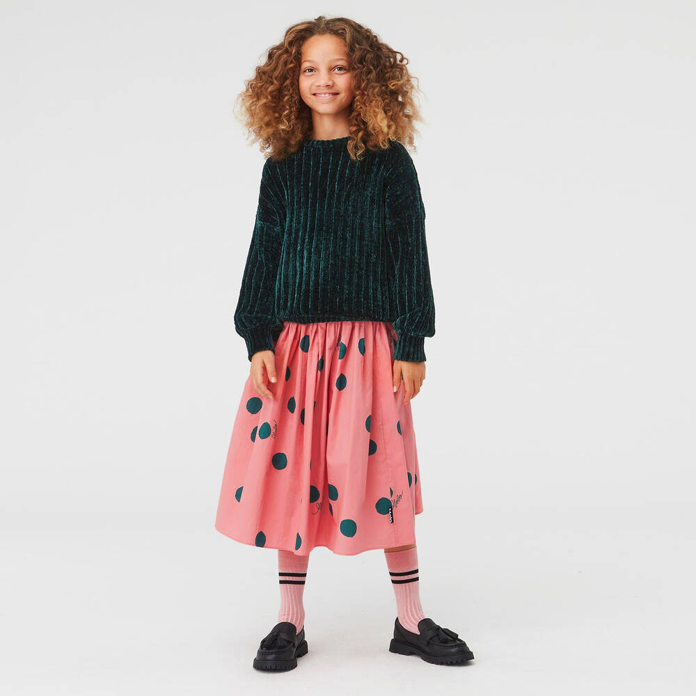 Molo-Beige & Pink Socks (2 Pack) | Childrensalon Outlet