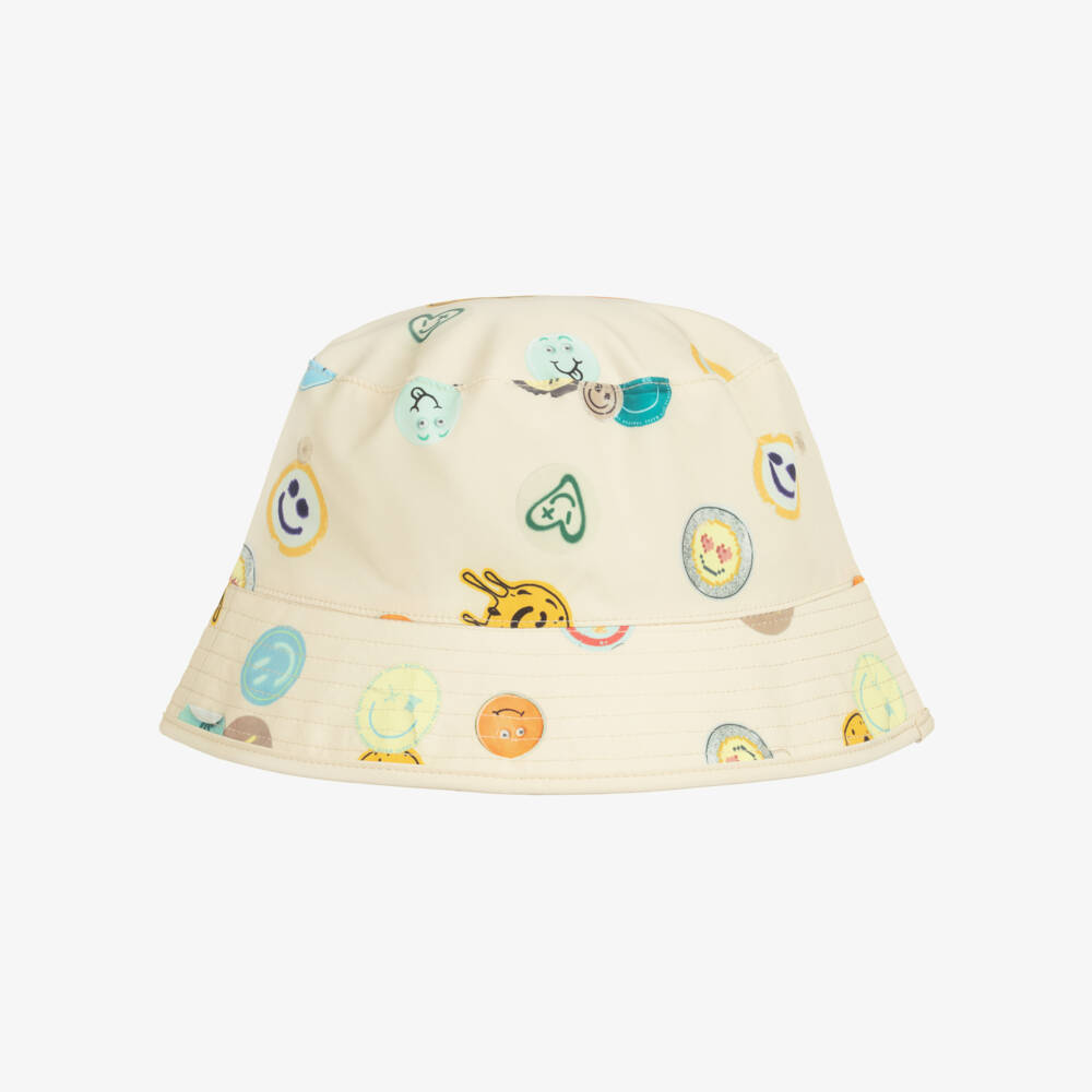 Molo-قبعة دلو بيج بتصميم مبتسم | Childrensalon Outlet
