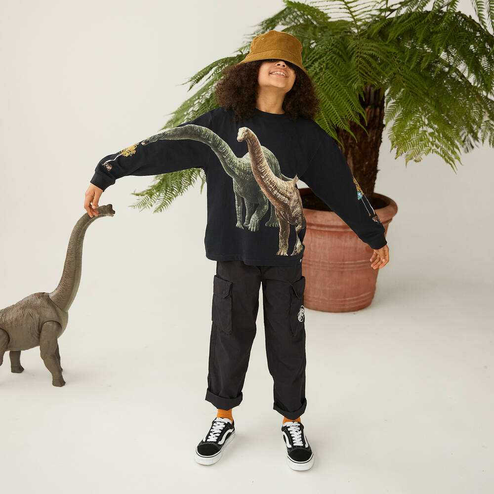 مولو-توب قطن عضوي لون أسود | Childrensalon Outlet