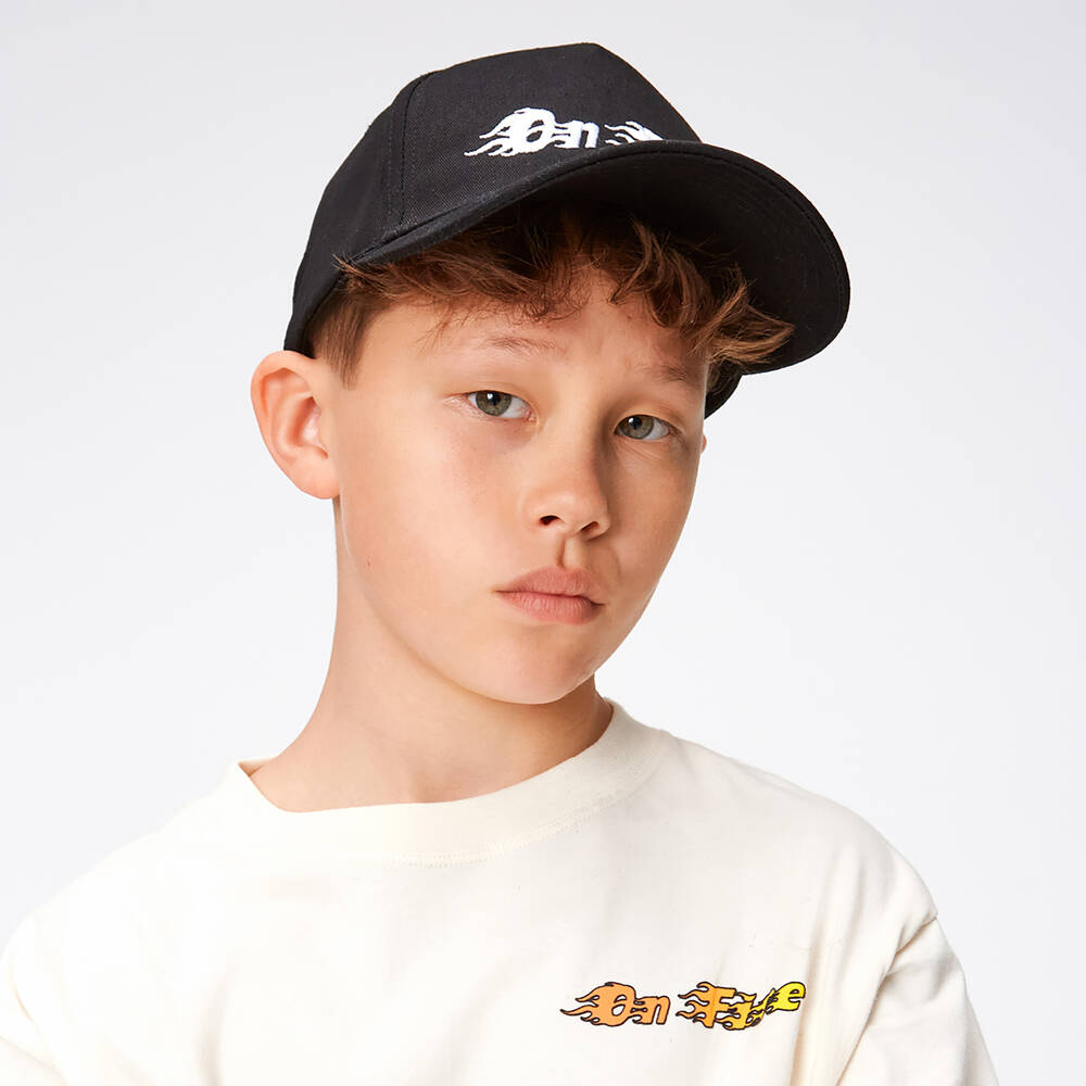 Molo-Черная хлопковая бейсболка с вышивкой | Childrensalon Outlet