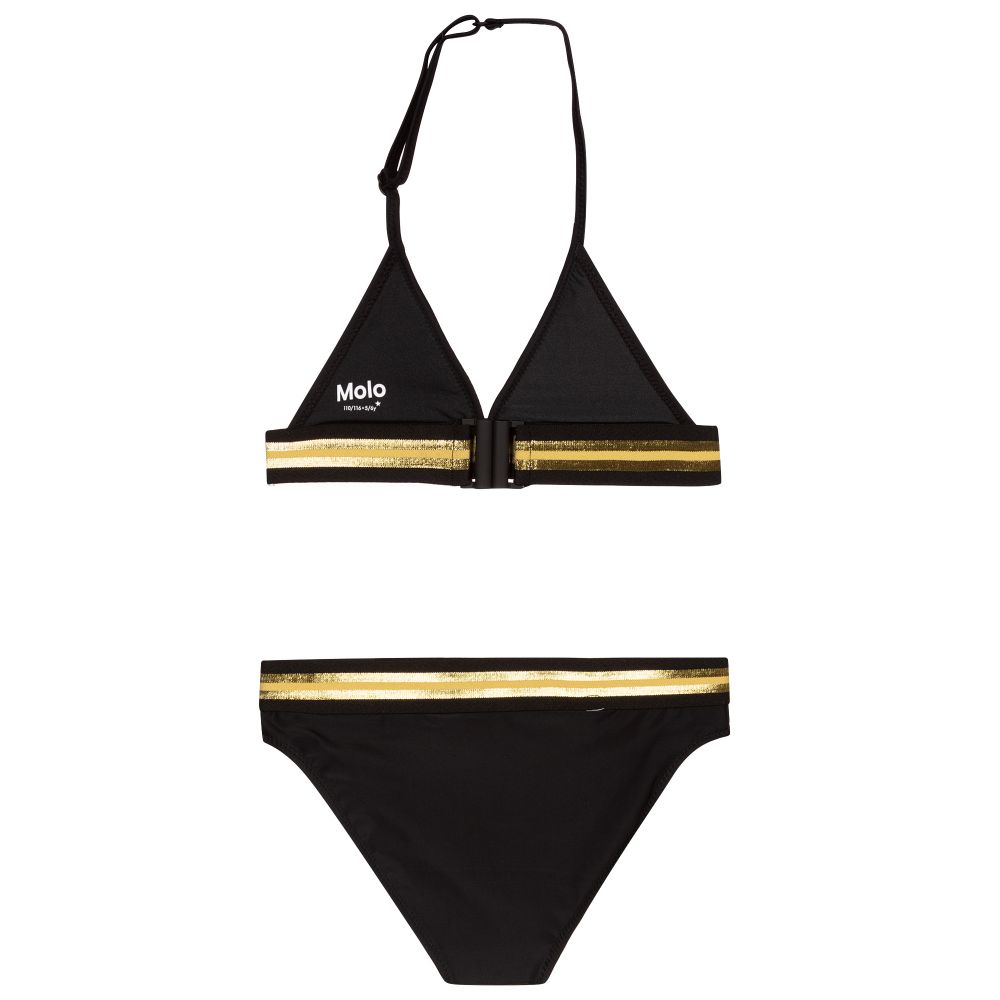 Molo-Black & Gold Bikini (UPF50+) | Childrensalon Outlet