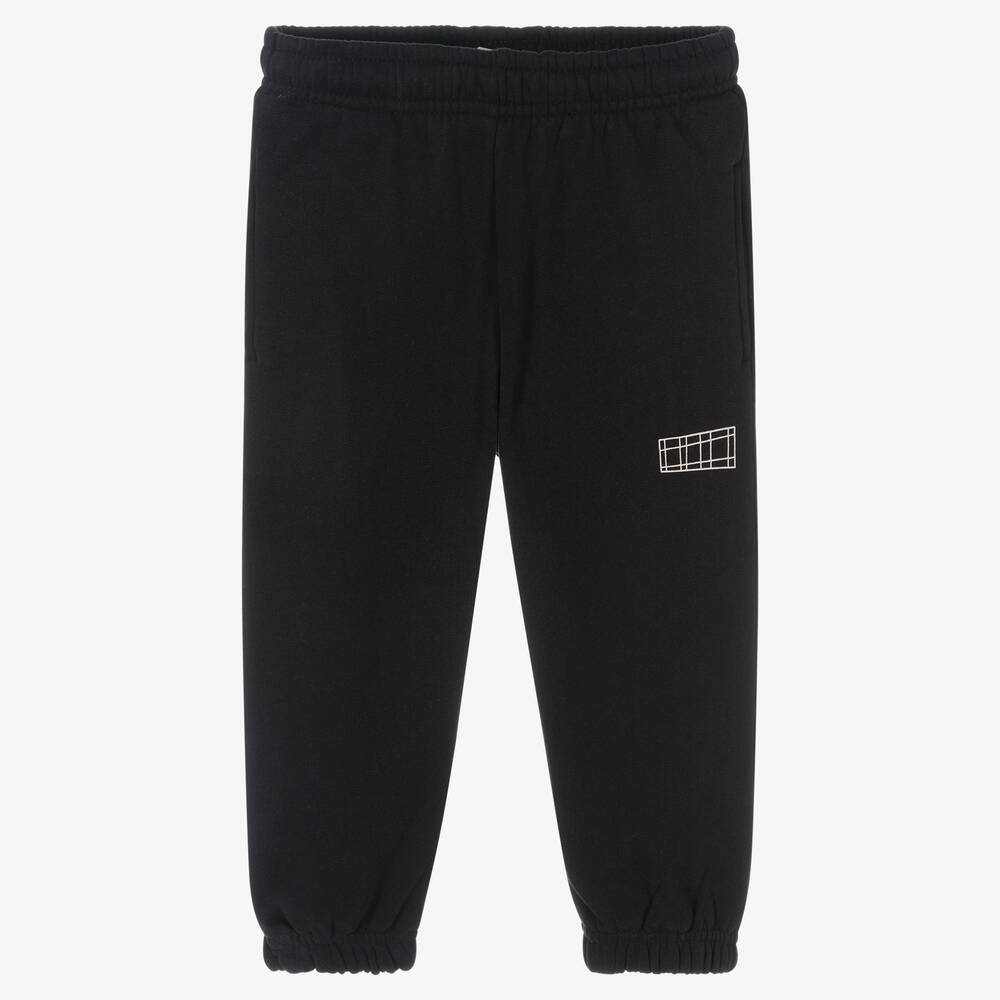 Molo-Black Organic Cotton Joggers | Childrensalon Outlet