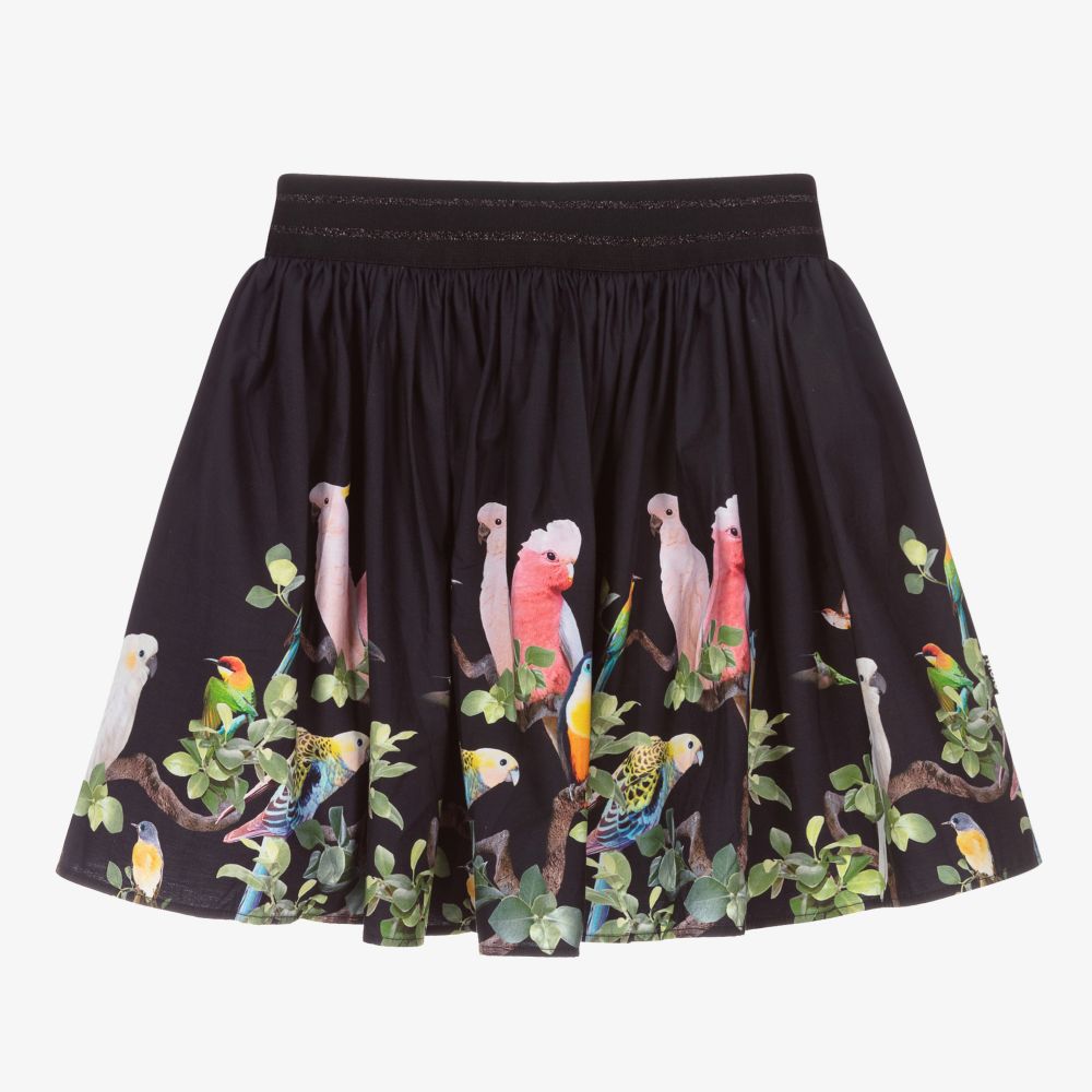 Molo - Black Organic Cotton Skirt | Childrensalon