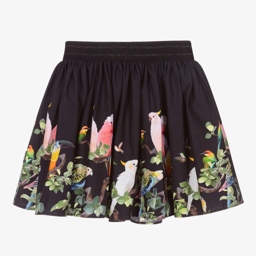 Molo-Black Organic Cotton Skirt | Childrensalon Outlet