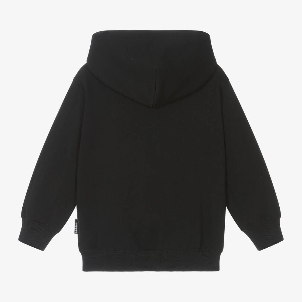 Molo-توب هودي قطن عضوي جيرسى لون أسود | Childrensalon Outlet