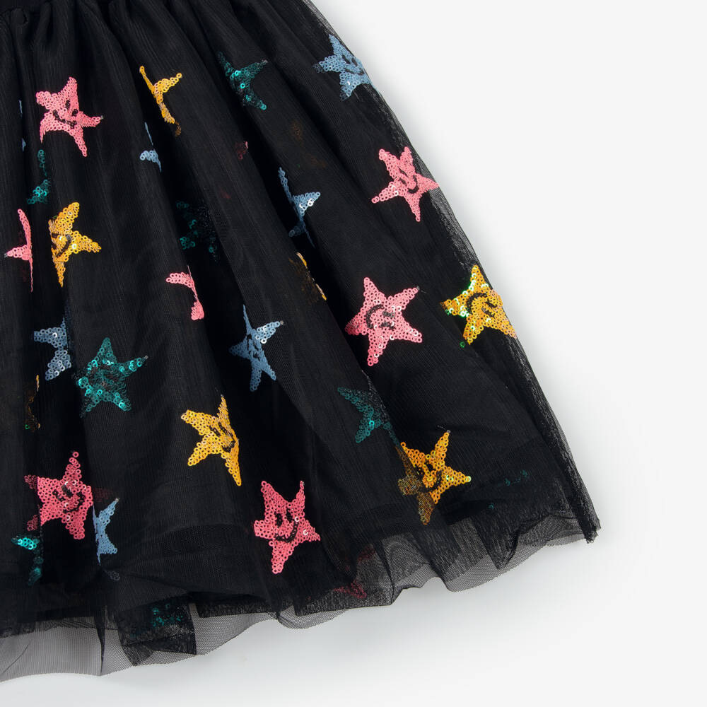 Molo-Black Printed Ls Dress | Childrensalon Outlet