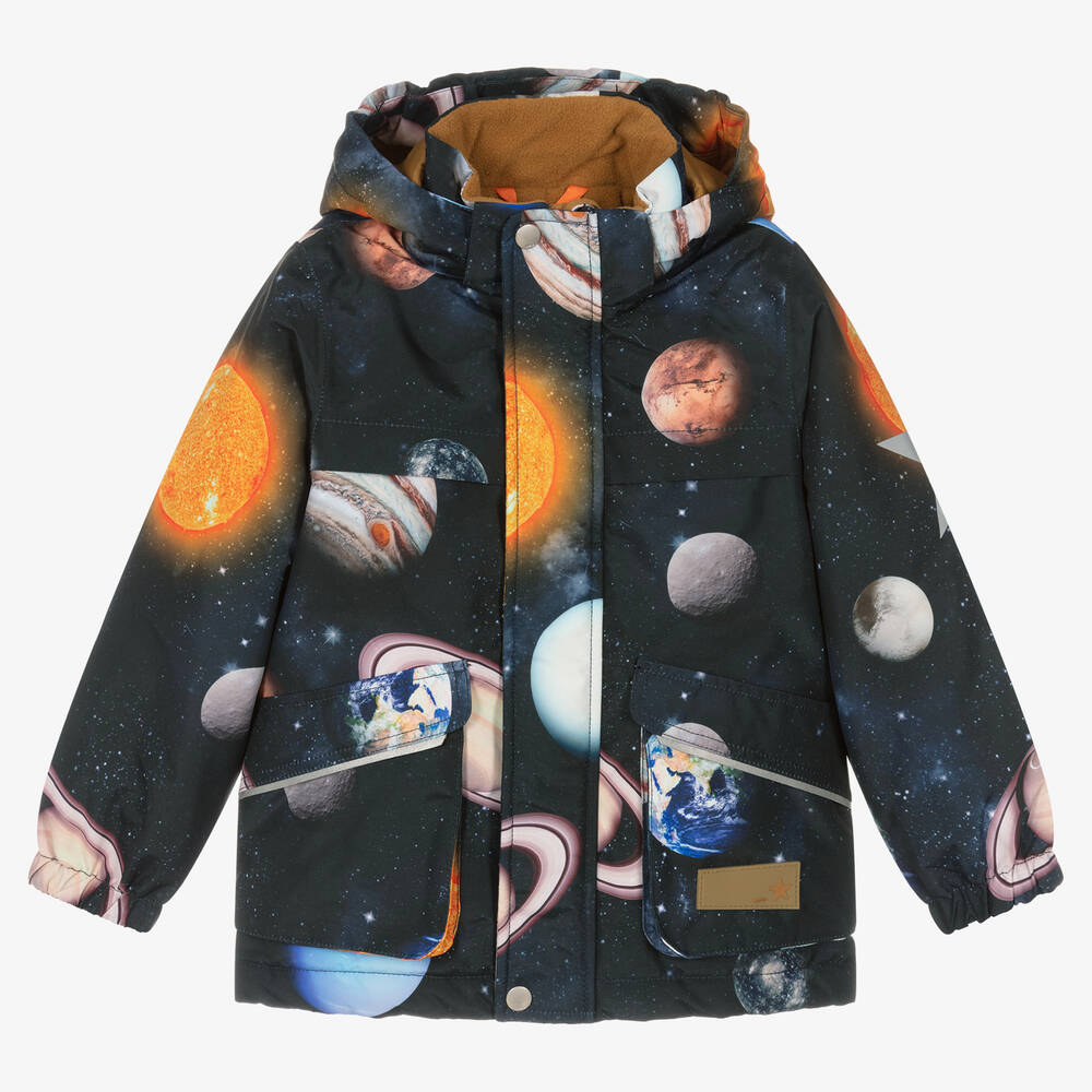 Molo - Black Solar System Ski Jacket | Childrensalon