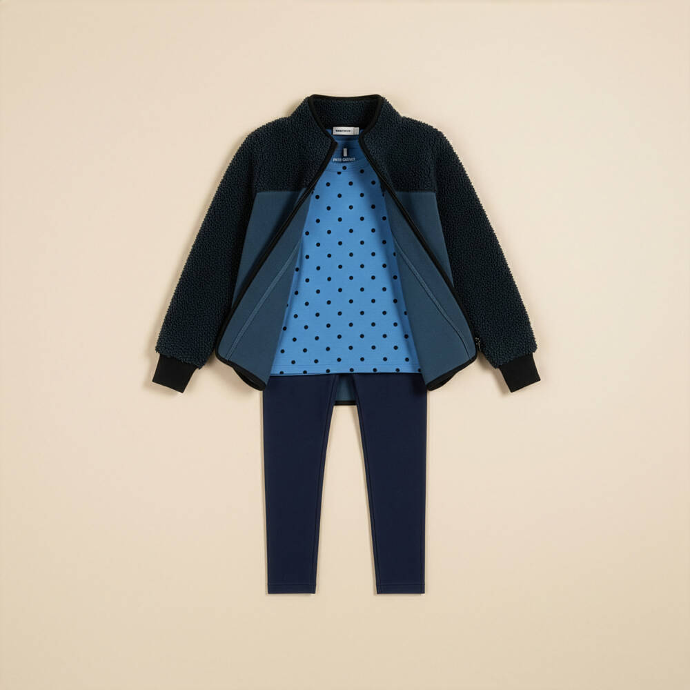 Molo-Синий флисовый жакет на молнии для детей | Childrensalon Outlet