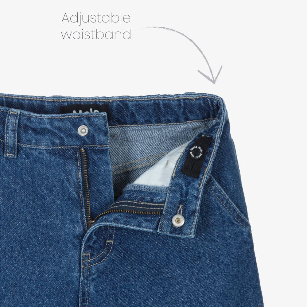 Molo-Джинсы из мягкого хлопка синий деним для детей | Childrensalon Outlet