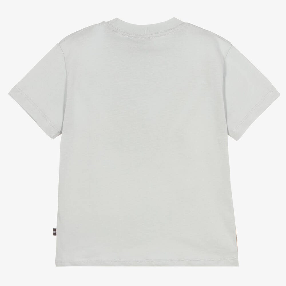 Molo-Голубая футболка с динозаврами | Childrensalon Outlet