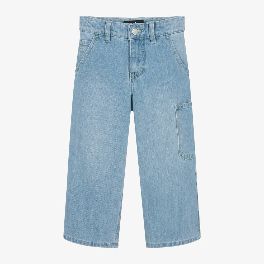Molo-Blue Light Wash Denim Relaxed Jeans | Childrensalon Outlet