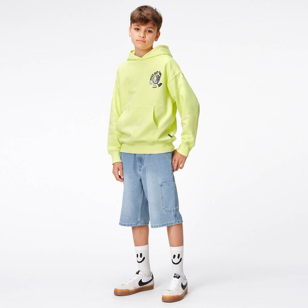 Molo-Blue Light Wash Denim Shorts | Childrensalon Outlet