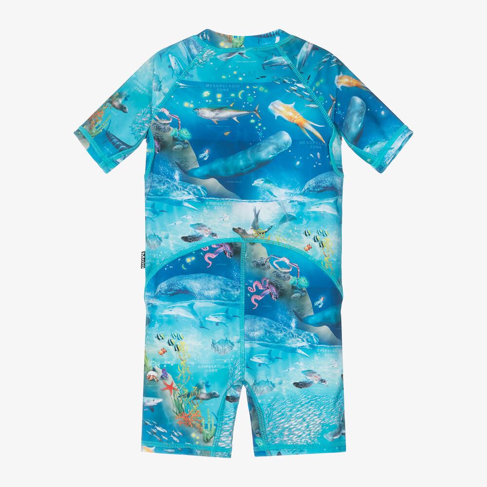 مولو-طقم واقي من الشمس لون أزرق (UPF50+) | Childrensalon Outlet