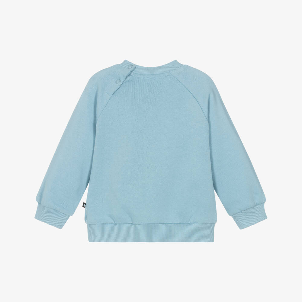 Molo-Свитшот синий с монстром для малышей | Childrensalon Outlet