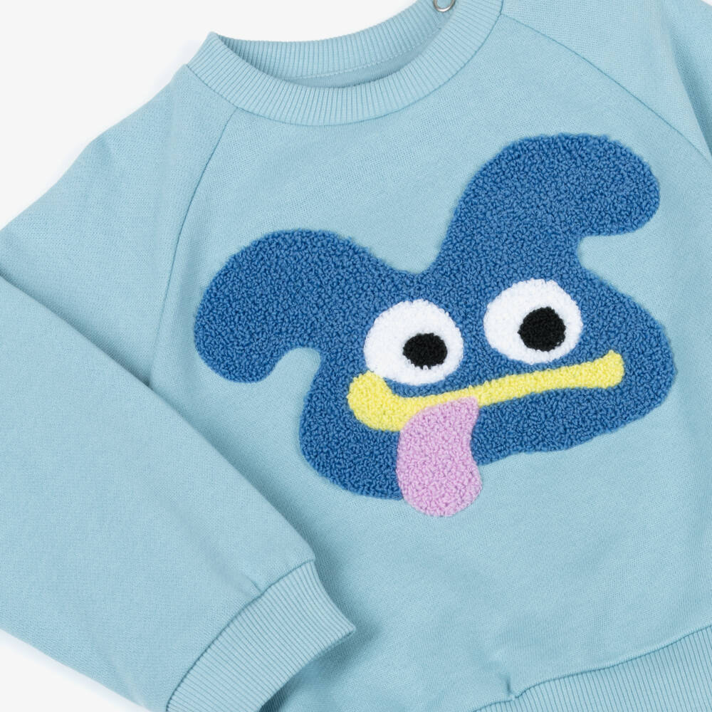 Molo-Свитшот синий с монстром для малышей | Childrensalon Outlet