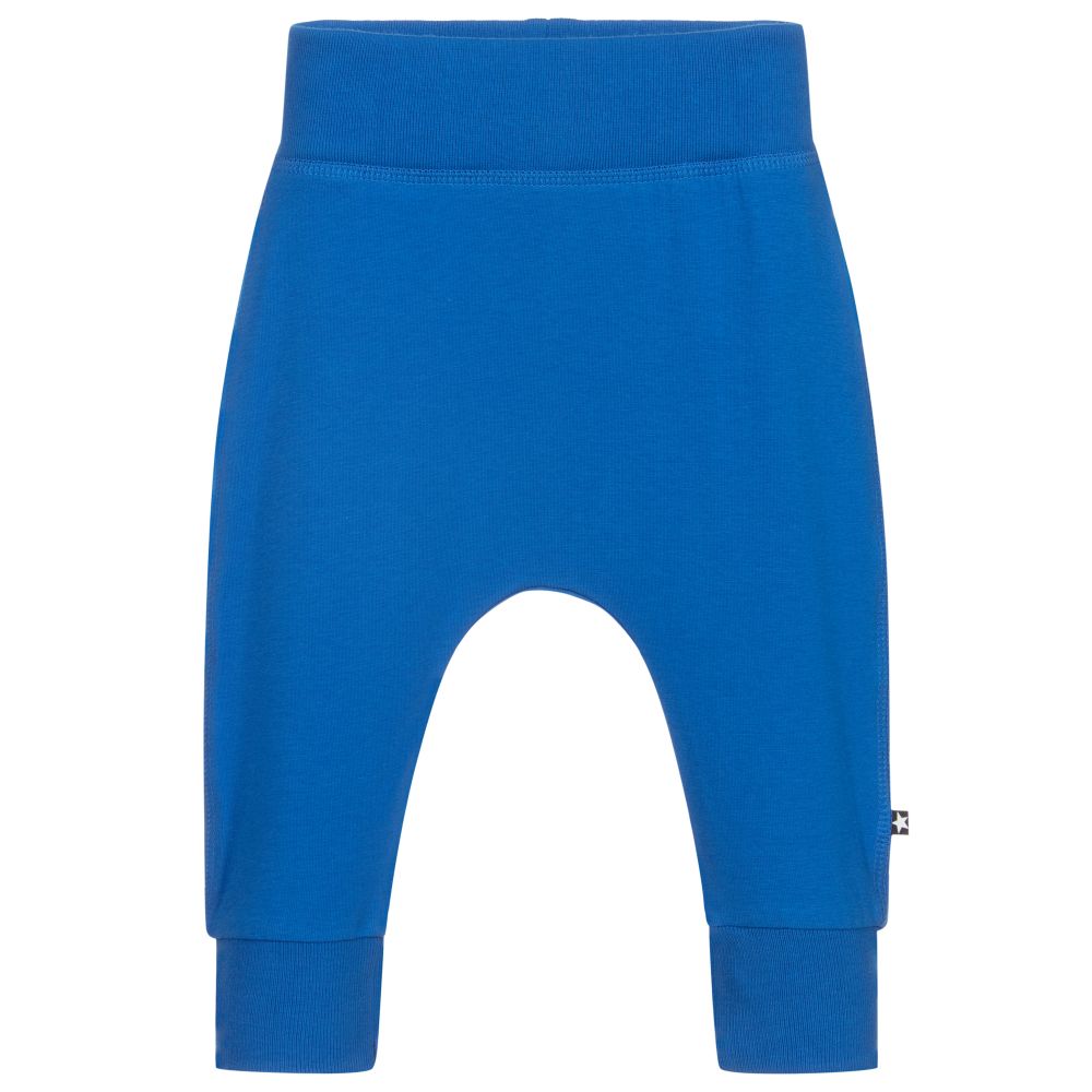 Molo - Jogging bleu en coton bio | Childrensalon