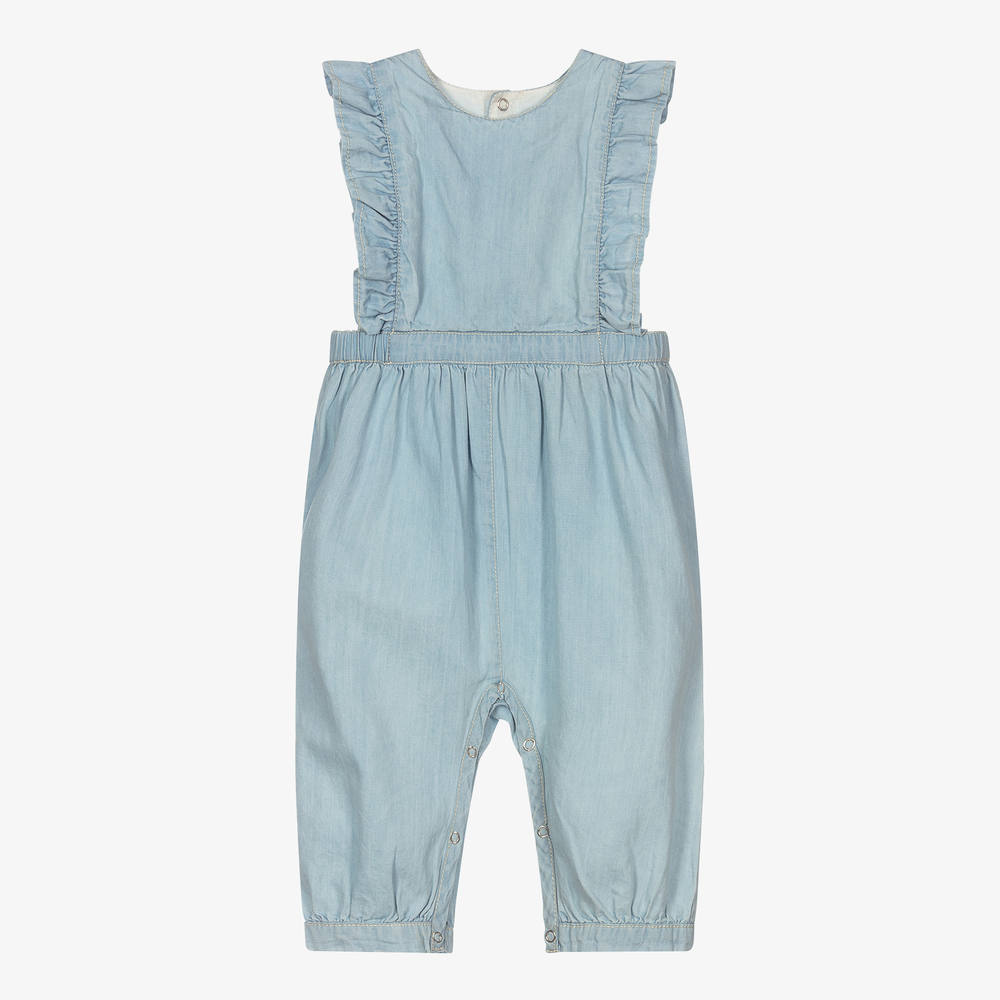 Molo - Blauer Biobaumwoll-Jumpsuit | Childrensalon