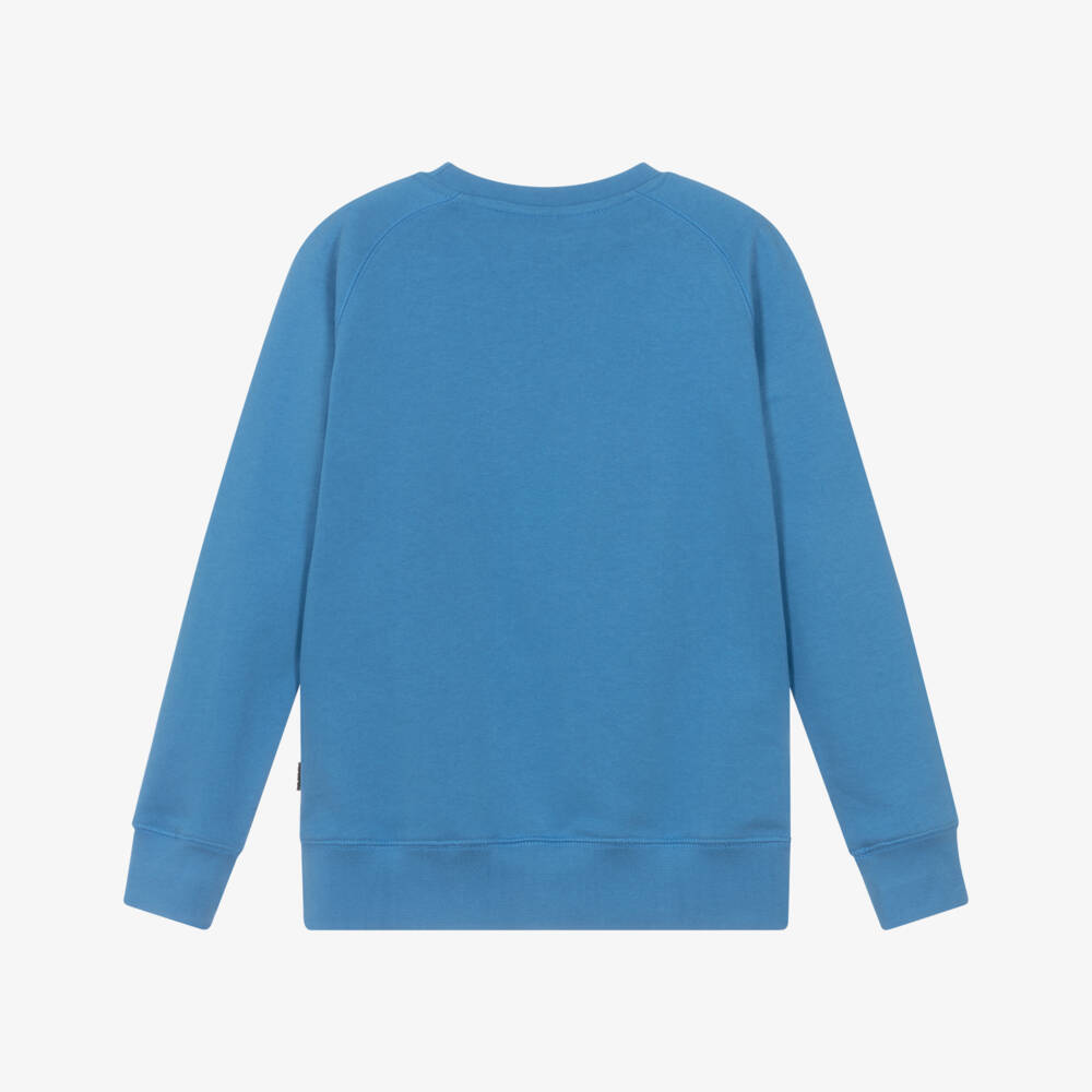 Molo-Свитшот синий с улыбающимся лицом для мальчиков | Childrensalon Outlet