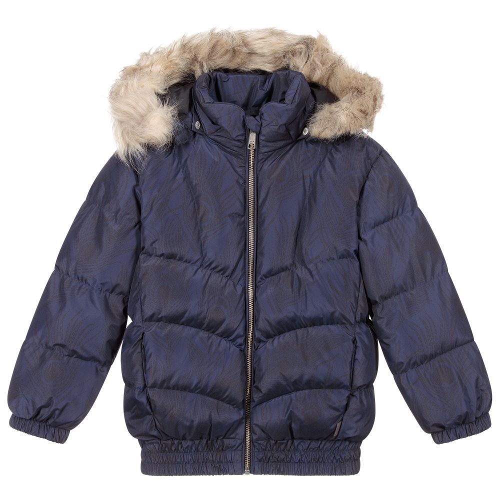 Molo - Blue Puffer Jacket | Childrensalon