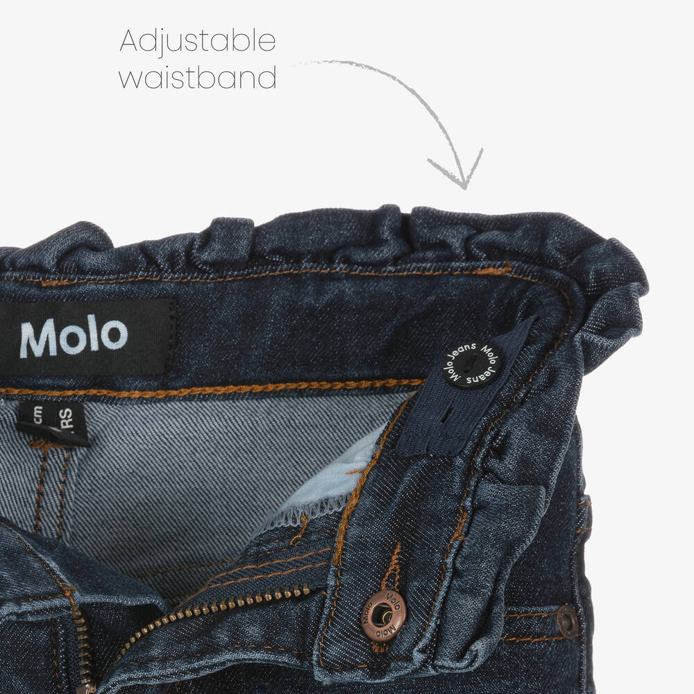 Molo-Blue Relaxed Fit Denim Jeans | Childrensalon Outlet