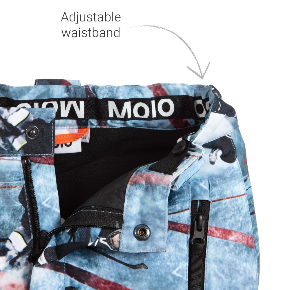 Molo Pantalon de ski bleu Childrensalon Outlet