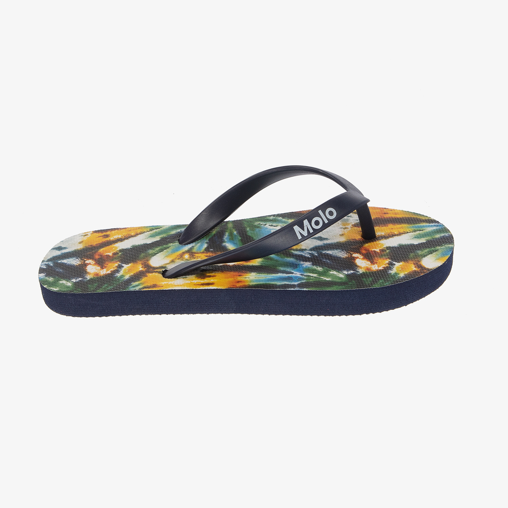 Tie dye flip flops hot sale