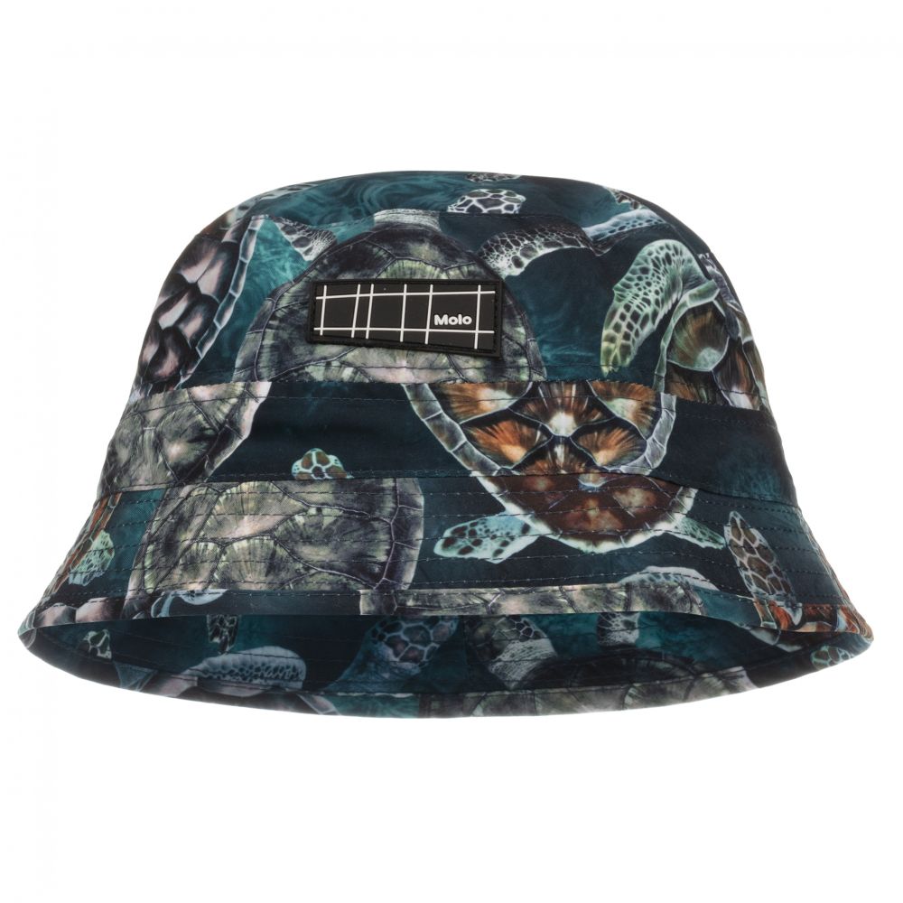 Molo - Blue Turtle Sun Hat (UPF50+) | Childrensalon