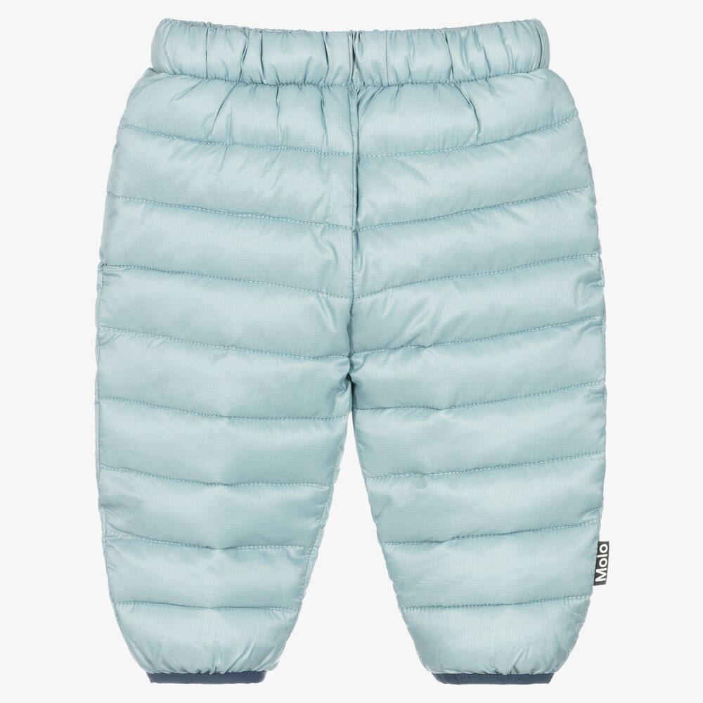 Molo - Blue Water-Repellent Padded Trousers | Childrensalon