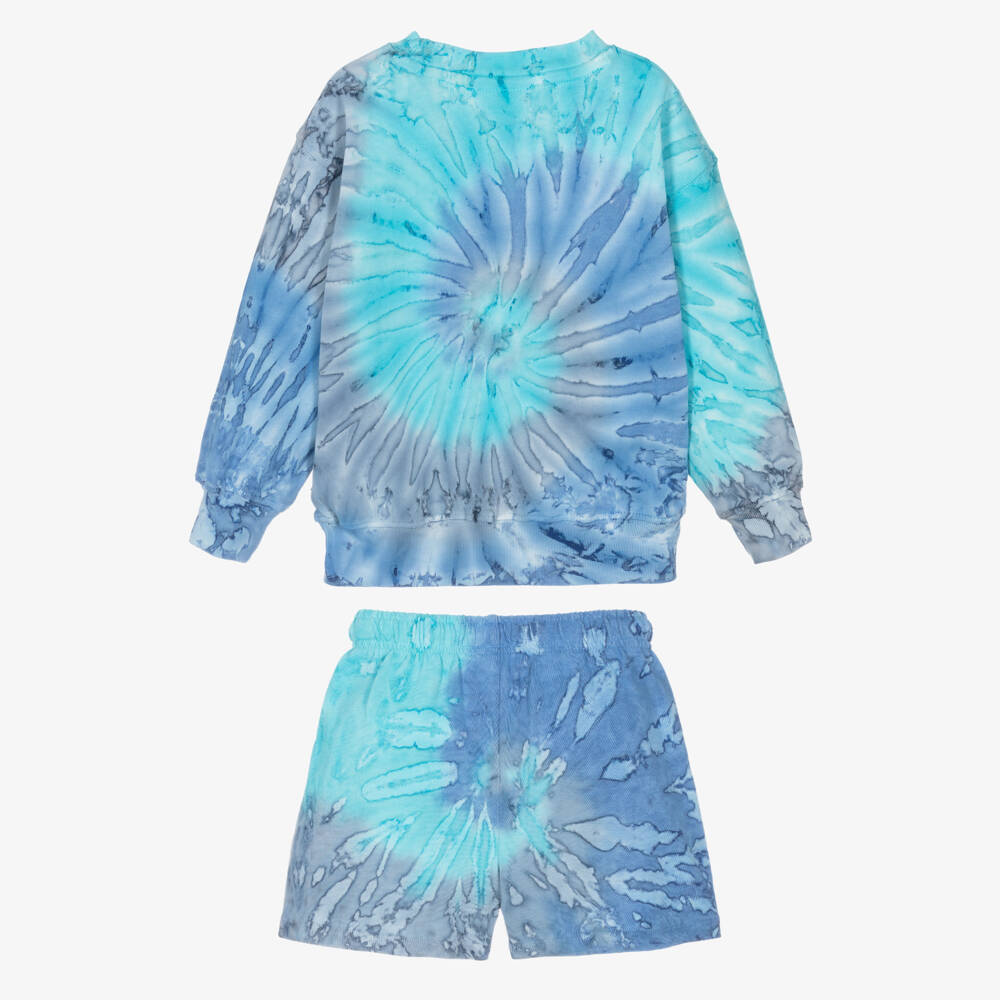 Molo-Boys Aqua-Toned Cotton Shorts Duo | Childrensalon Outlet