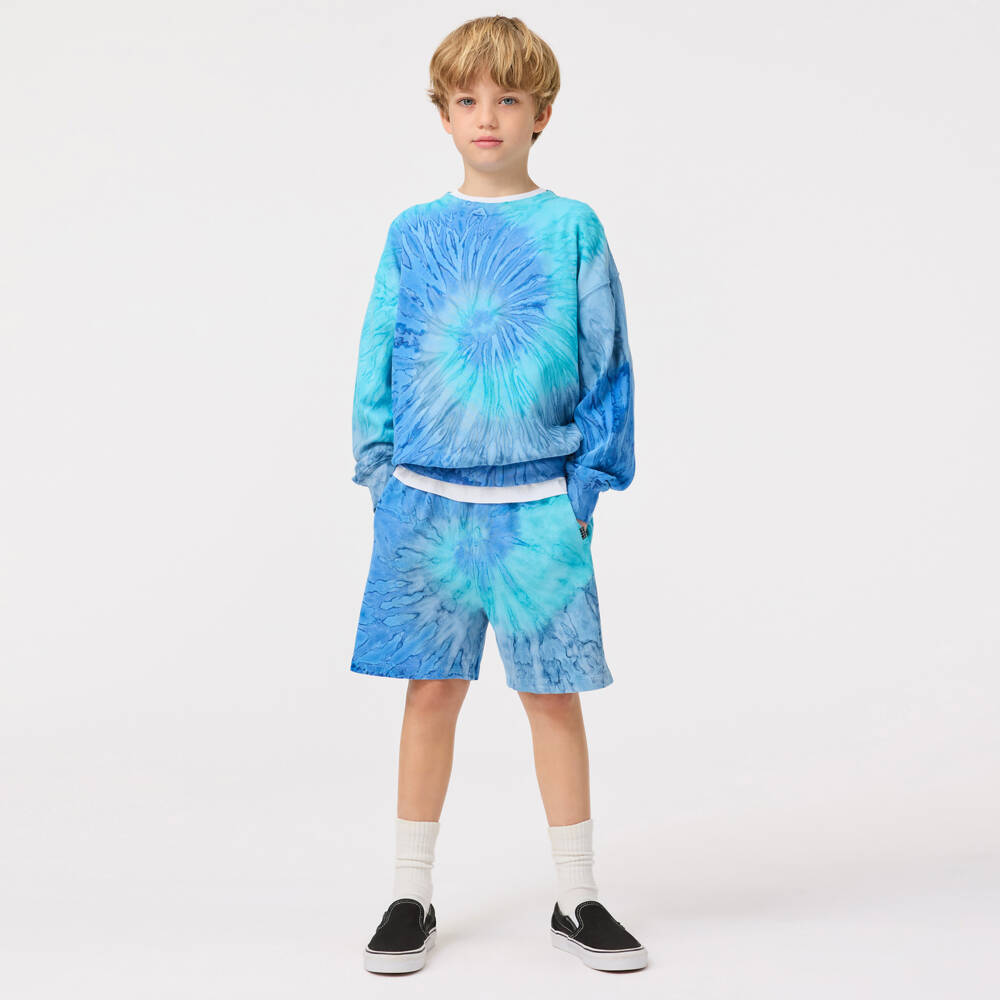 Molo-Boys Aqua-Toned Cotton Shorts Duo | Childrensalon Outlet