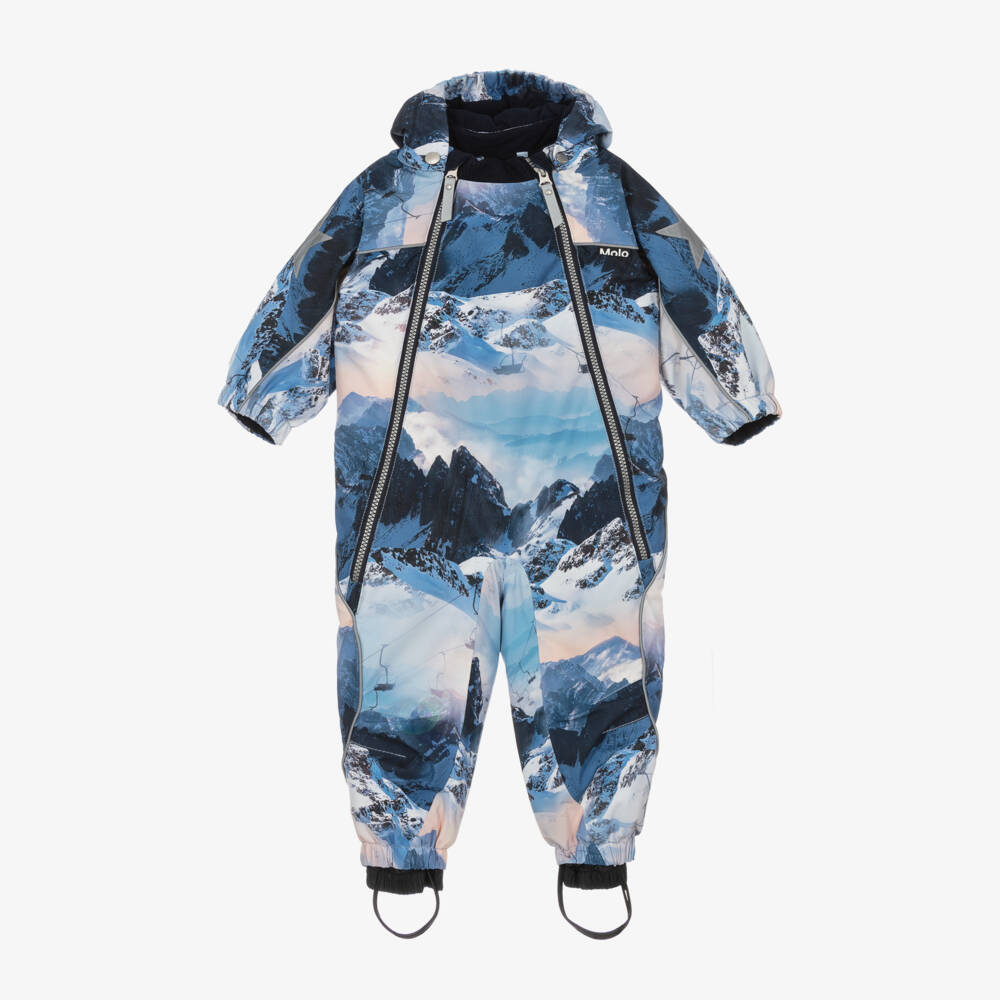 Molo-Boys Arctic Blue Adventure Snowsuit | Childrensalon Outlet