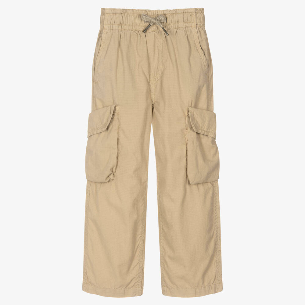 Molo - Beige Baumwoll-Cargohose (J) | Childrensalon