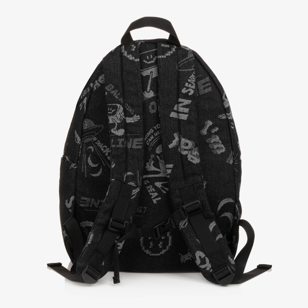 Molo-Boys Black Comic Print Backpack | Childrensalon Outlet