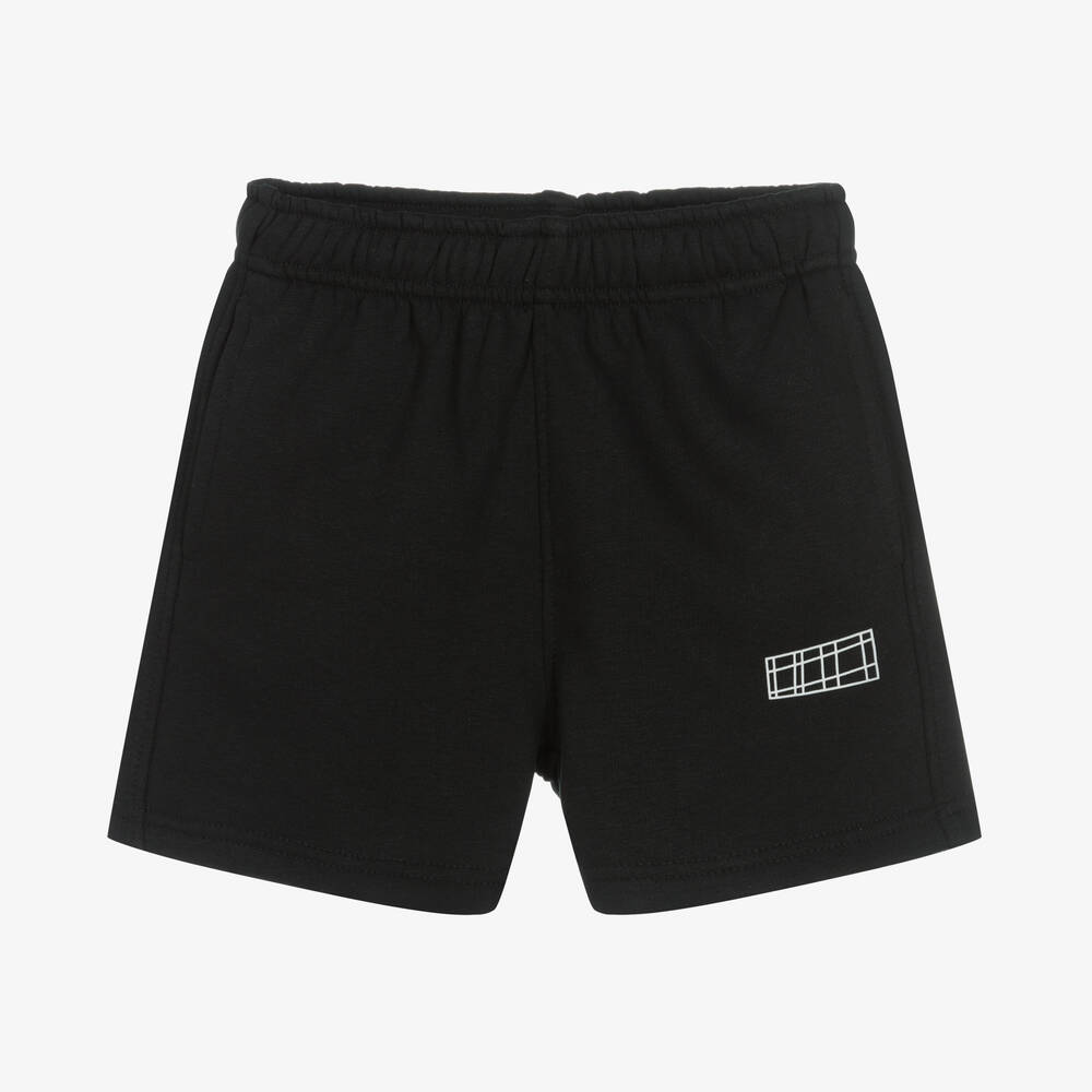 Molo - Boys Black Cotton Jersey Shorts | Childrensalon